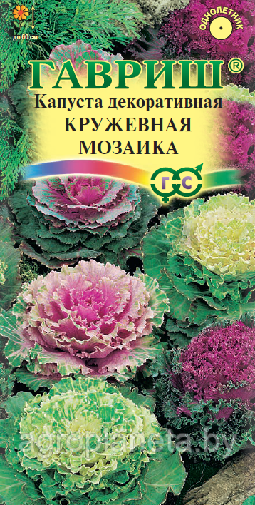 Капуста декоративная КРУЖЕВНАЯ МОЗАИКА , 0.05г