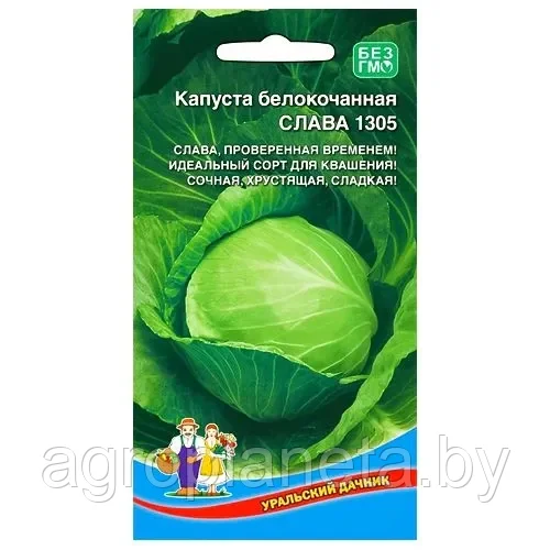 Капуста белокочанная Слава 1305 0,3г +0,15 г