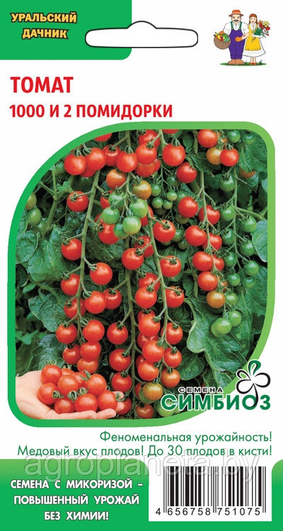 Томат 1000 И 2 ПОМИДОРКИ (Симбиоз), 20 шт.