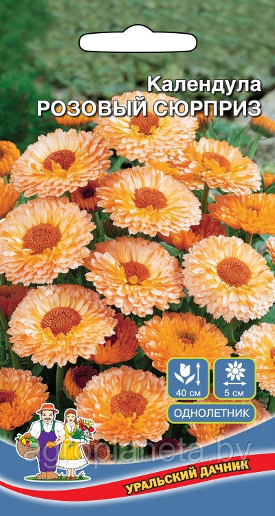 Календула РОЗОВЫЙ СЮРПРИЗ, 0.25 г